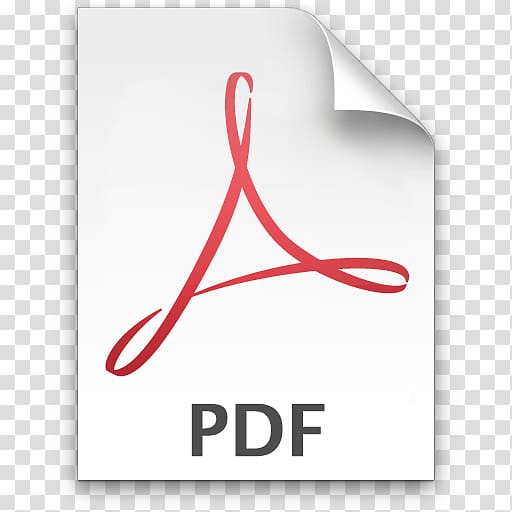 PDF значок иллюстрации, Adobe Acrobat Портативный формат документа Компьютерные иконки Adobe Reader, значок файла PDF PNG