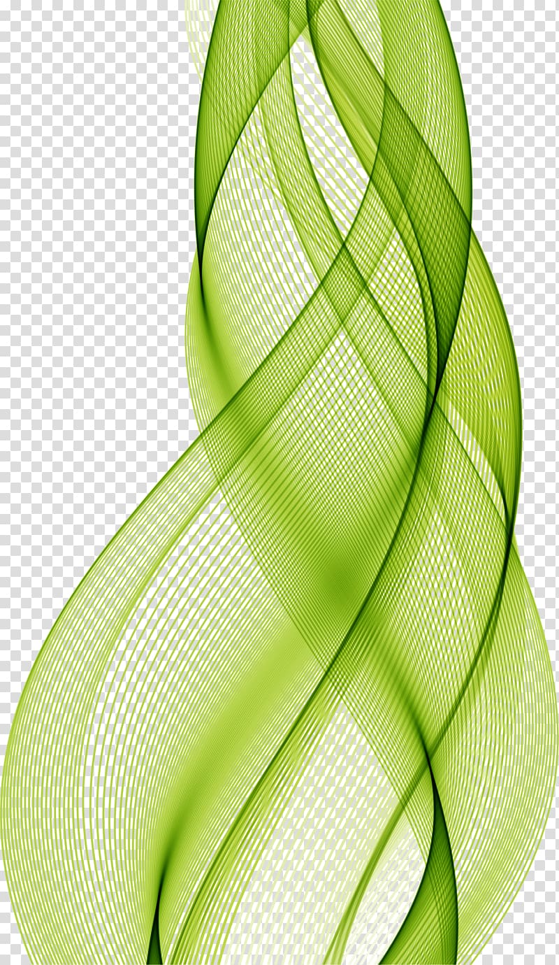 Зеленая линия на прозрачном фоне