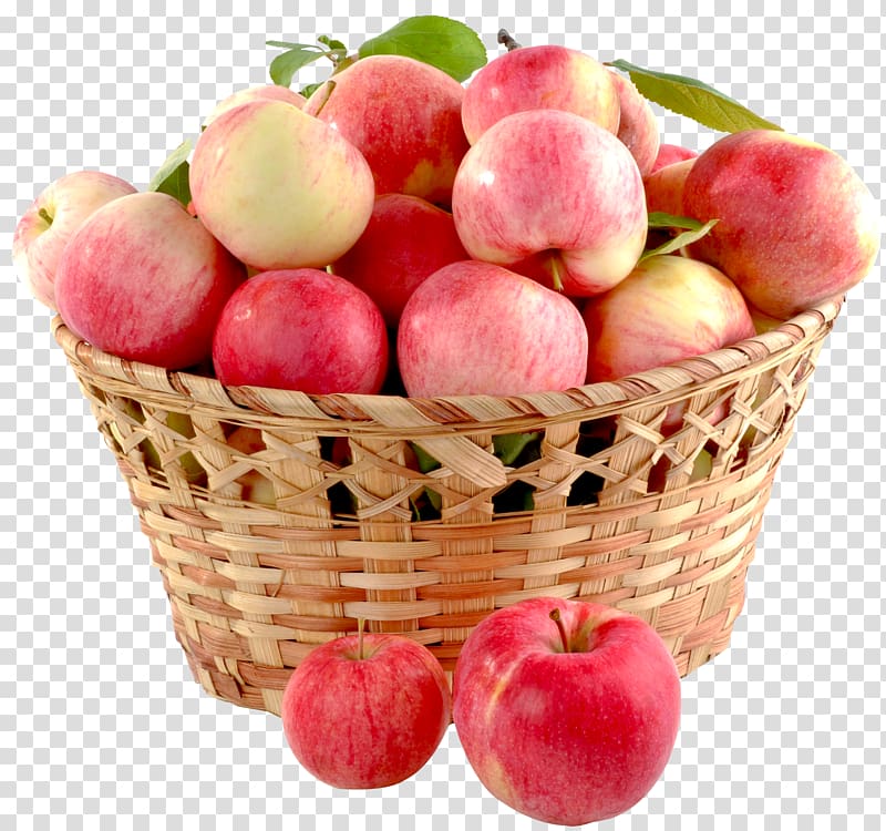 Корзина с яблоками картинка